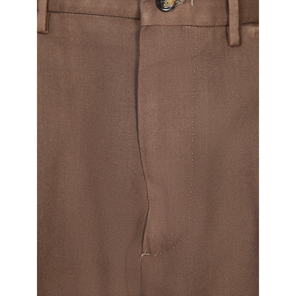 Dell'oglio Bruine broek voor mannen Aw24 Brown Heren