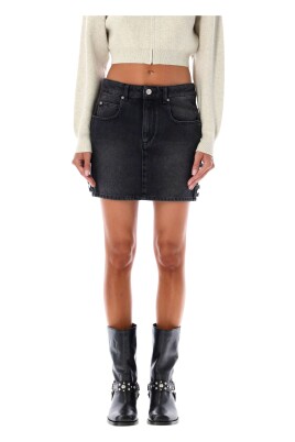 faded-black-denim-mini-skirt