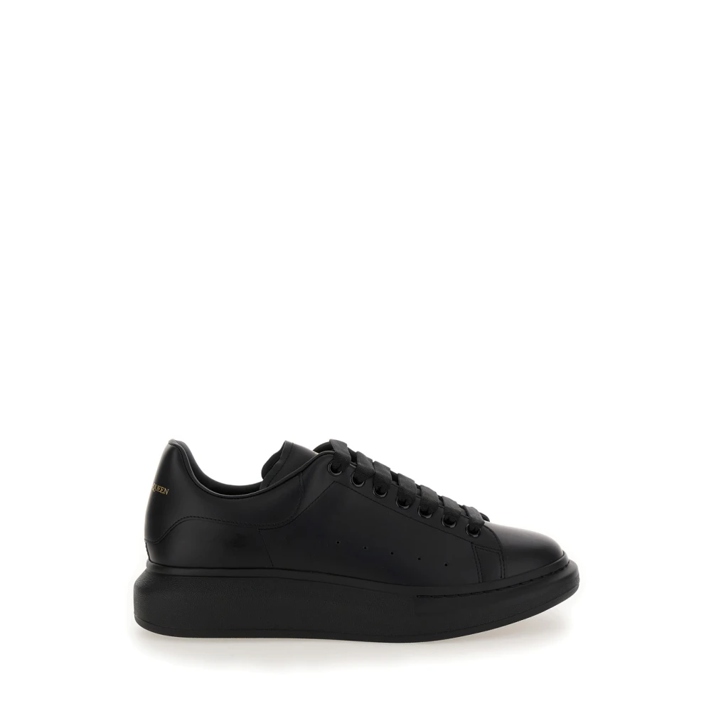 Alexander mcqueen Zwarte Logo Sneakers met Oversized Zool Black Heren