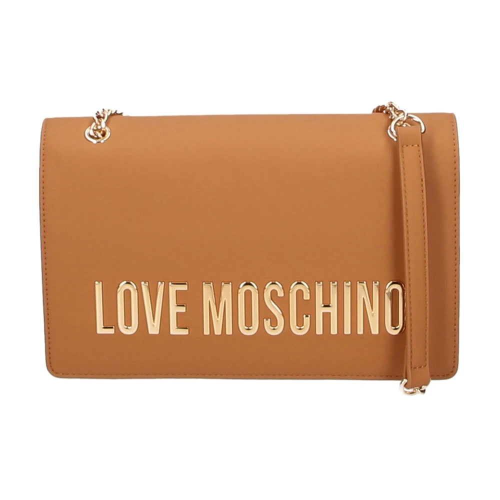 Love Moschino Bruine Handtas Stijlvol Ontwerp Brown Dames