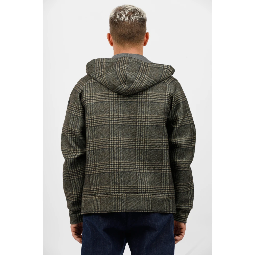 MC2 Saint Barth Neopreen Hoodie Brown Heren
