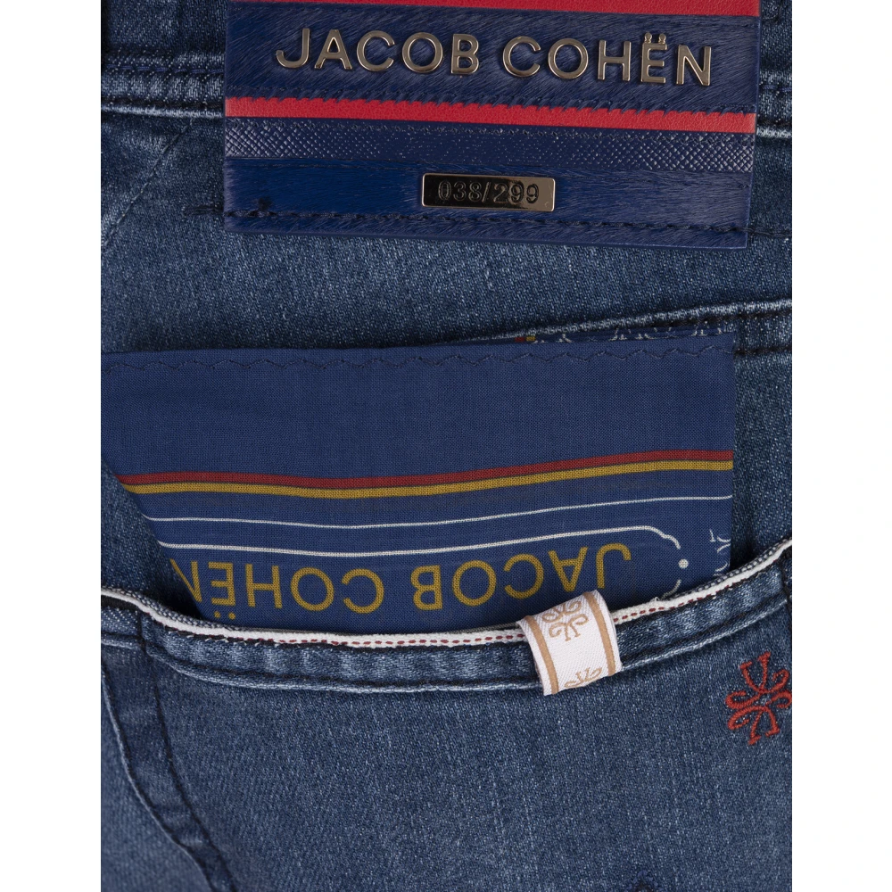 Jacob Cohën Blauwe Slim Fit Jeans Limited Edition Blue Heren