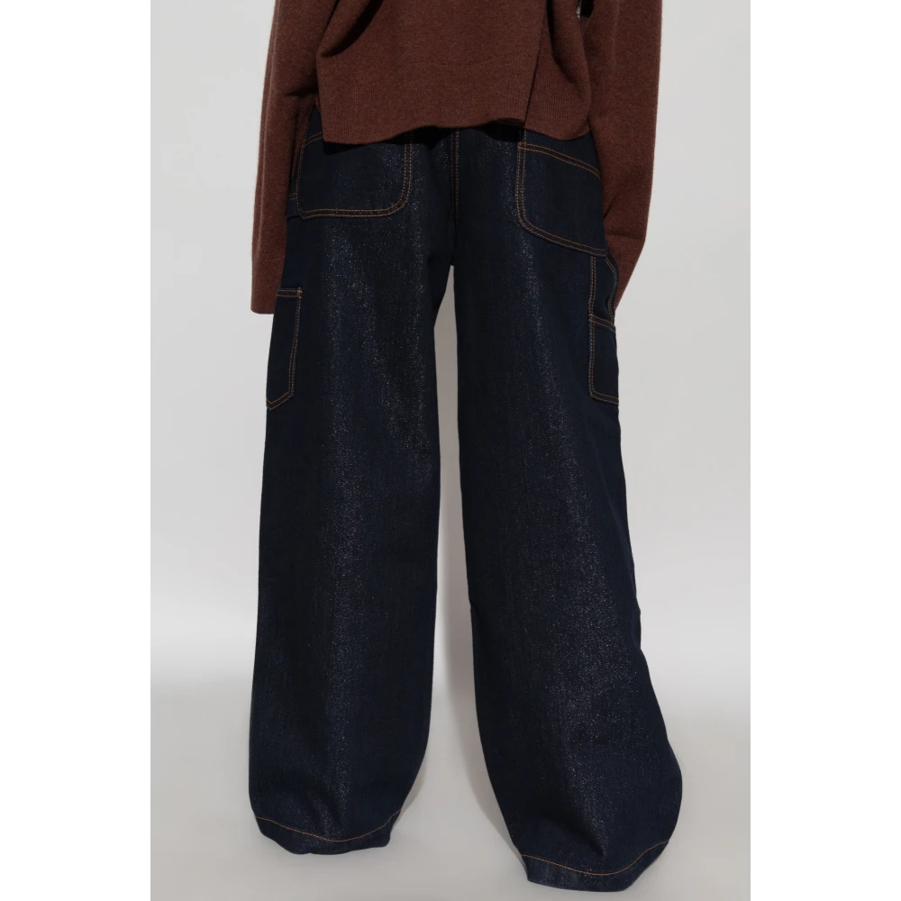 ETRO Wijde broek Blue Dames