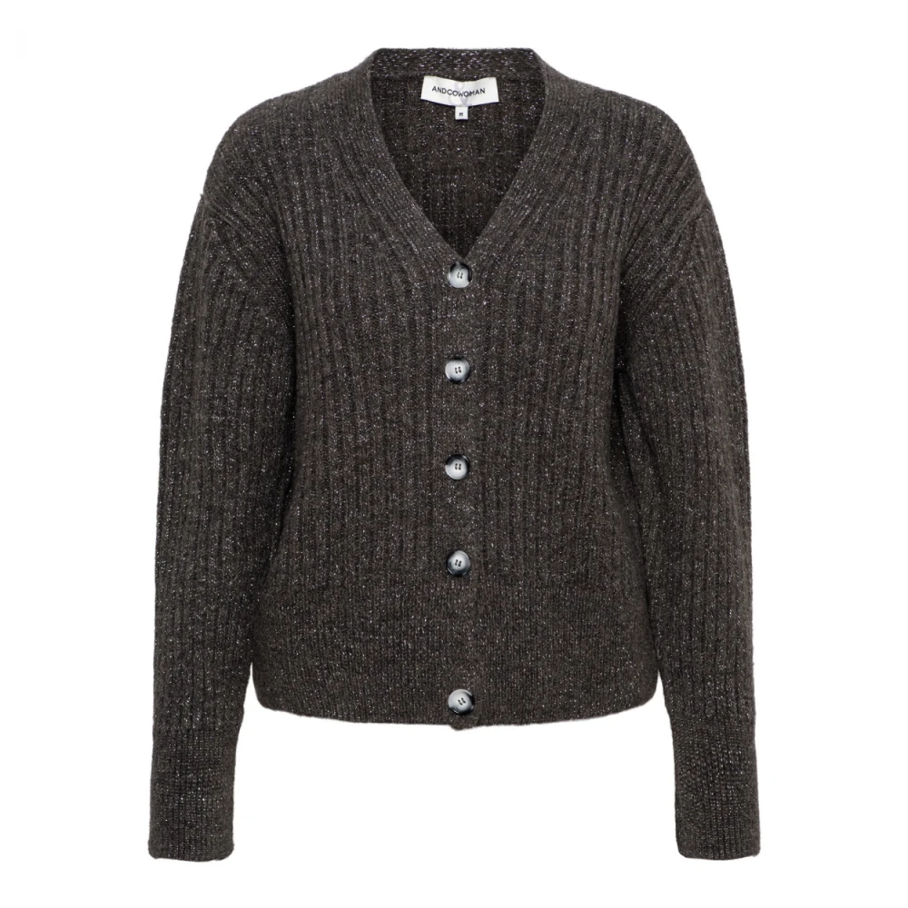 &Co Woman Zachte gebreide cardigan Gray Dames