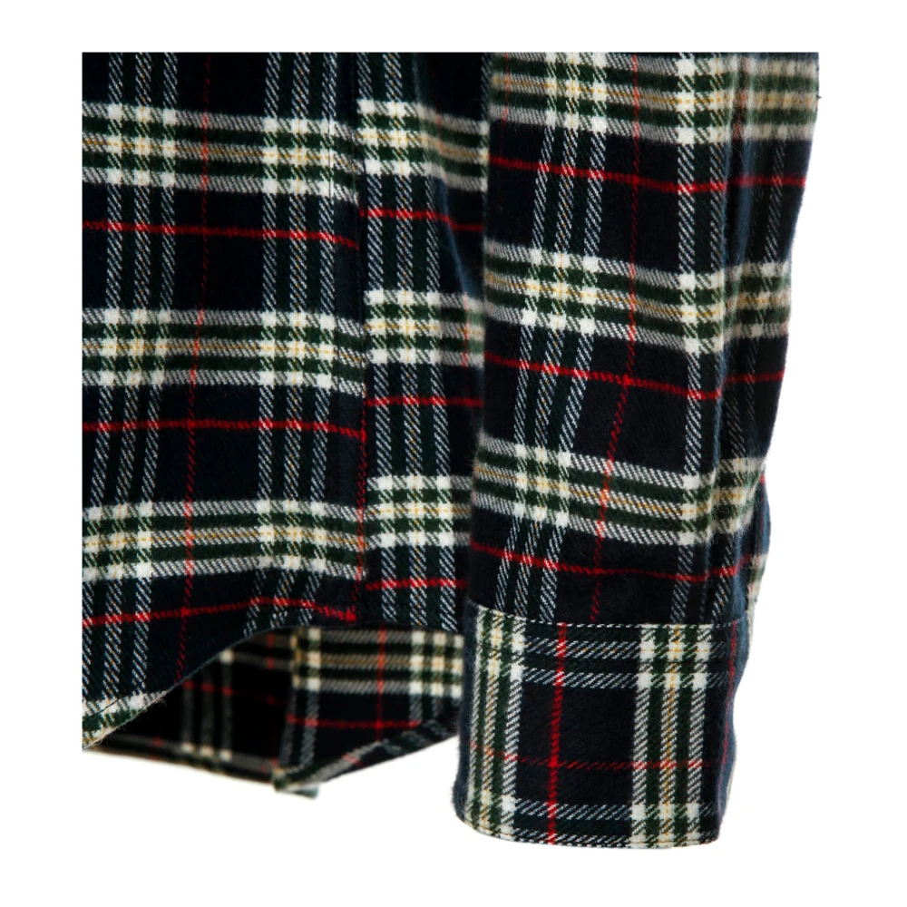 Portuguese Flannel Geruite Flanellen Hemd Klassieke Stijl Multicolor Heren