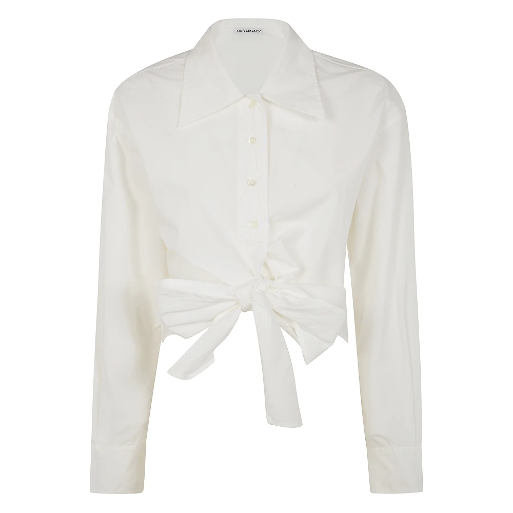 Our Legacy Witte Nannas Shirt Klassieke Stijl White Dames