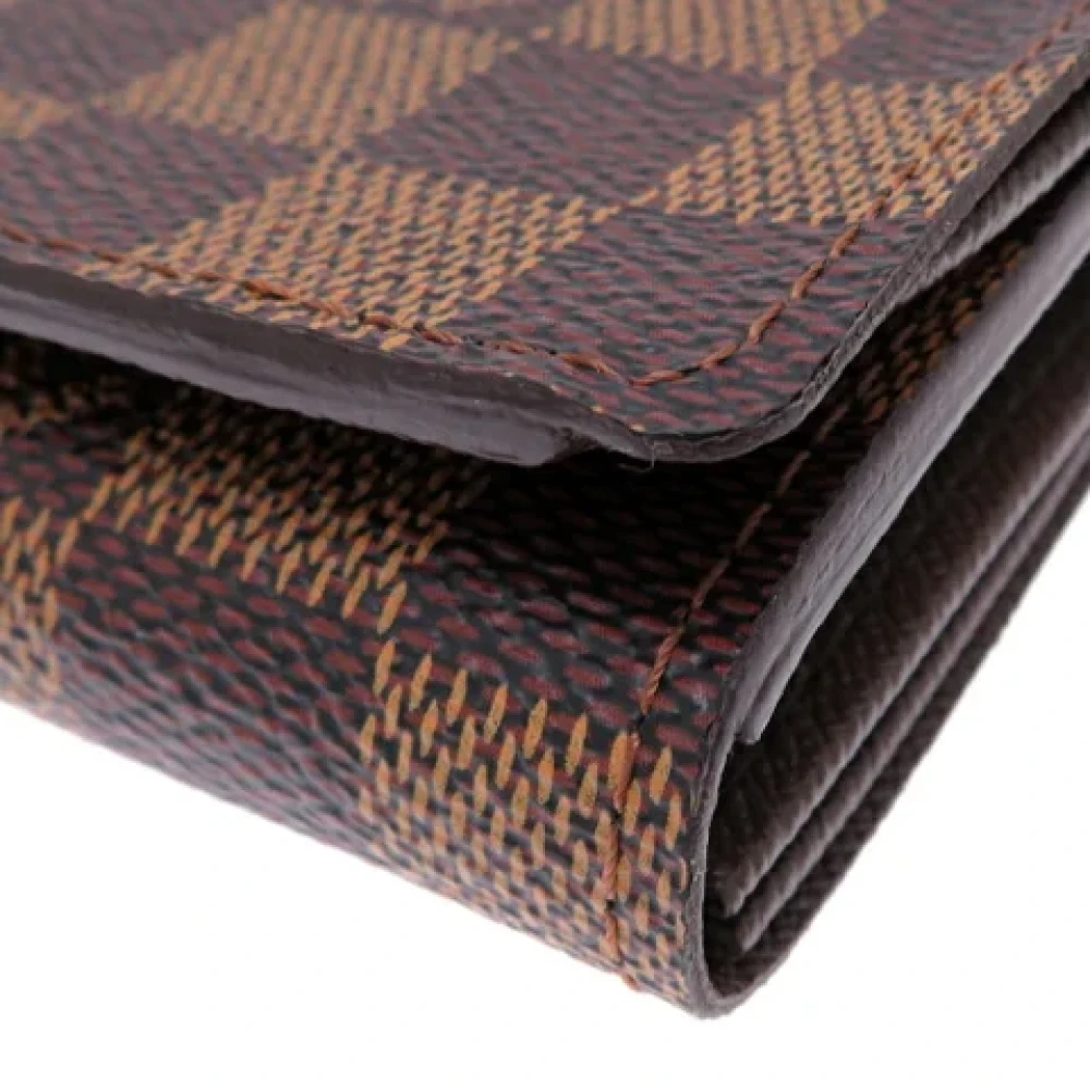 Louis Vuitton Vintage Pre-owned Canvas wallets Brown Dames