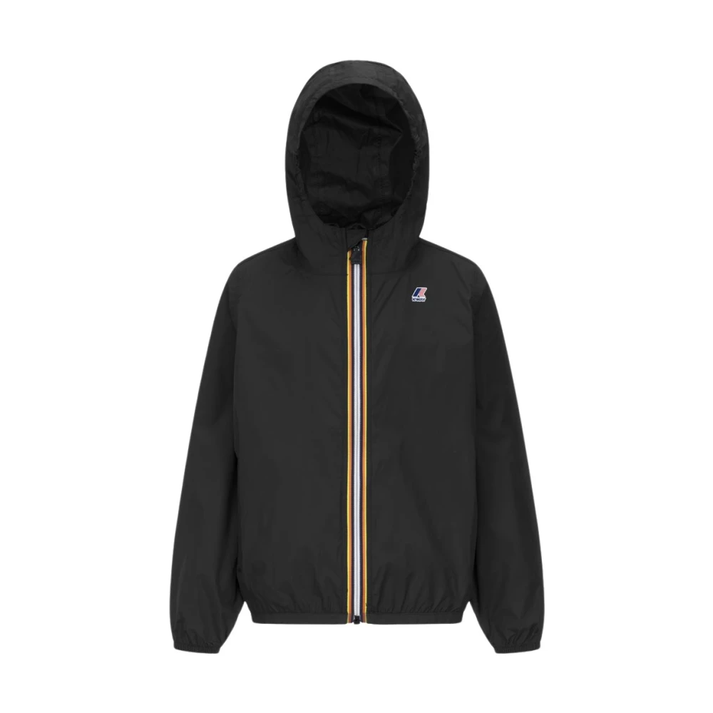 K-Way Unisex Zwart Lichtgewicht Jas