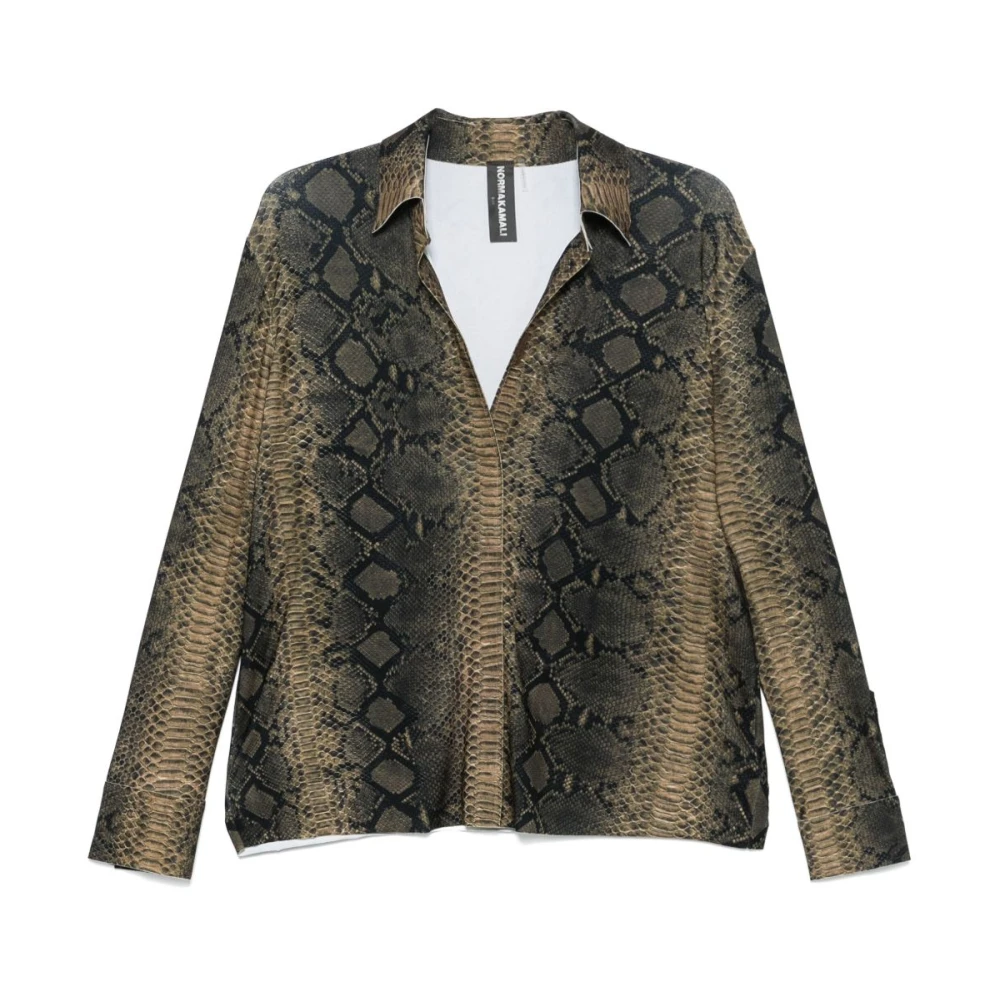 Norma Kamali MultiColour Klassieke Kraag Lange Mouw Shirt Multicolor Dames