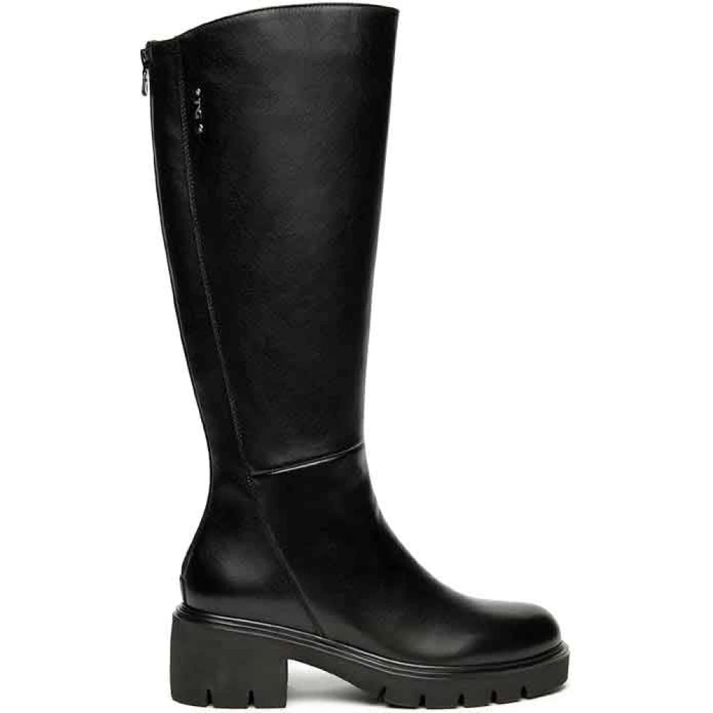 Nerogiardini Svart Högklackade Stövlar