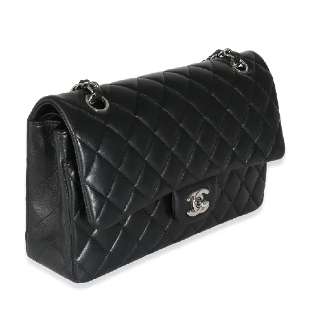 Chanel Vintage Pre-owned Leather chanel-bags Gray Dames