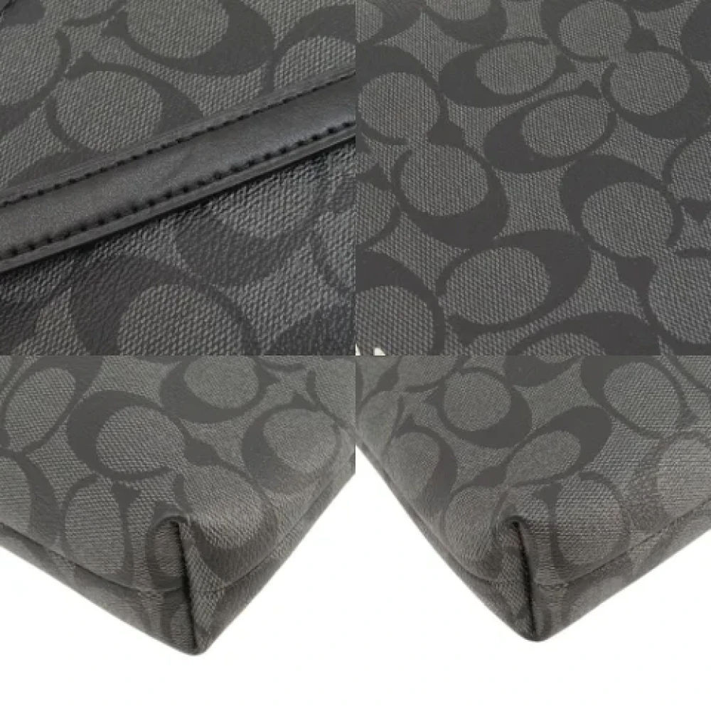 Coach Pre-owned Canvas shoulder-bags Black Dames