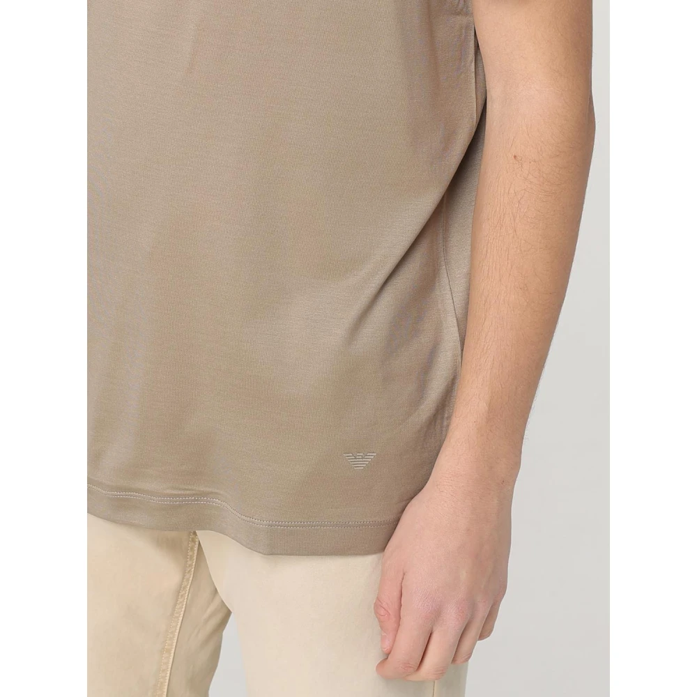 Emporio Armani Dove Grey T-shirts en Polos Gray Heren
