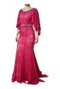 robe-rose-sheath-cristal-avec-ceinture