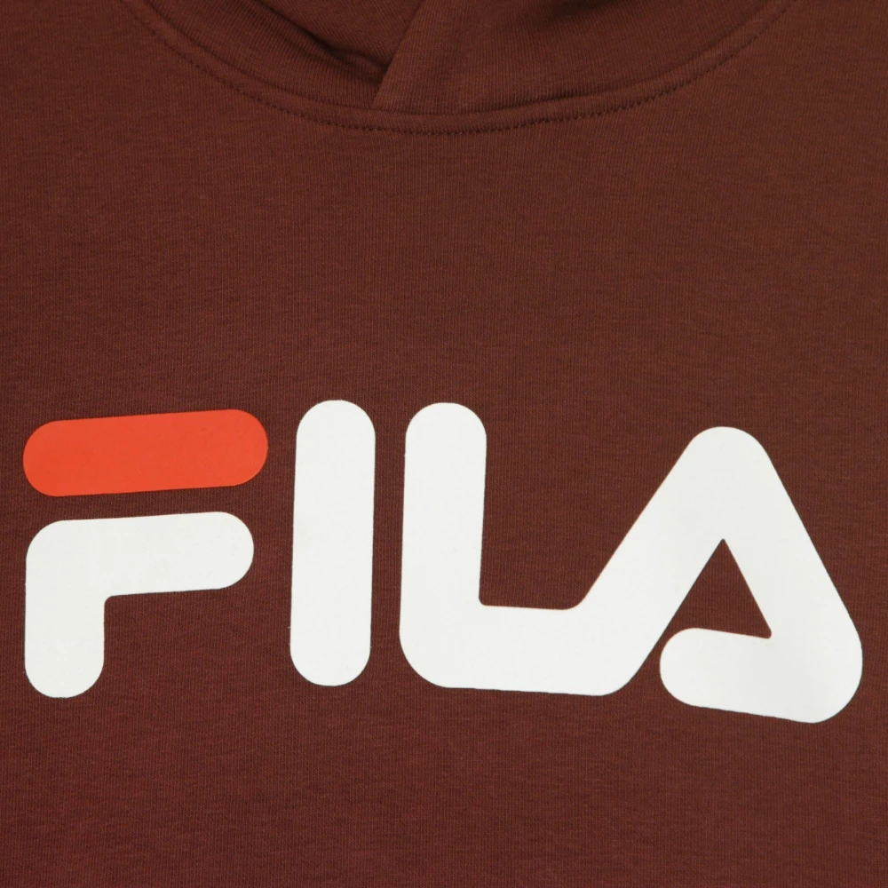 Fila Tawny Port Kangaroo Hoodie Heren Sweatshirt Brown Heren