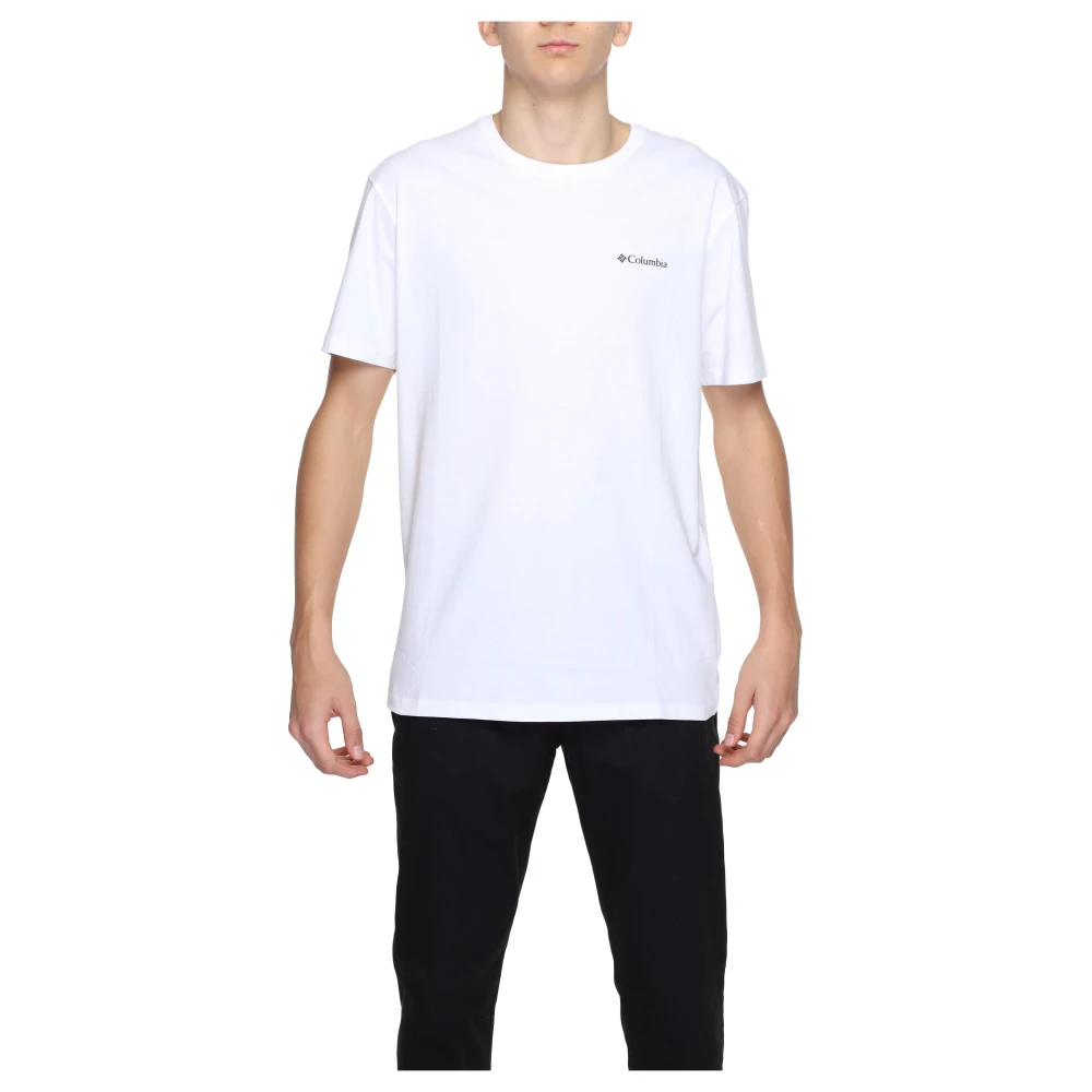 Columbia T-Shirts White Heren