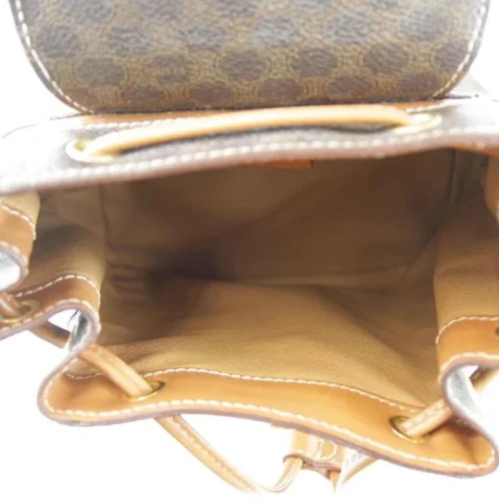 Celine Vintage Pre-owned Leather celine-bags Brown Dames