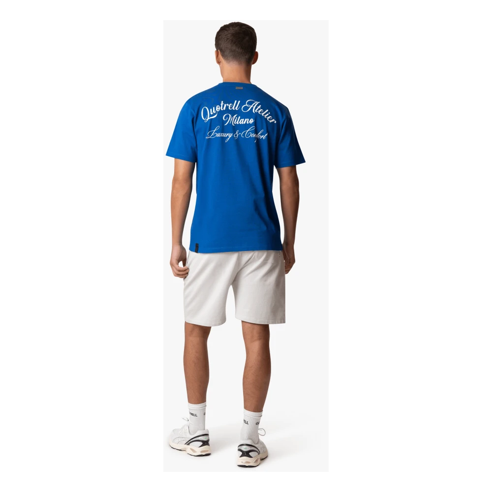 Quotrell Milano T-Shirt Heren Donkerblauw Blue Heren