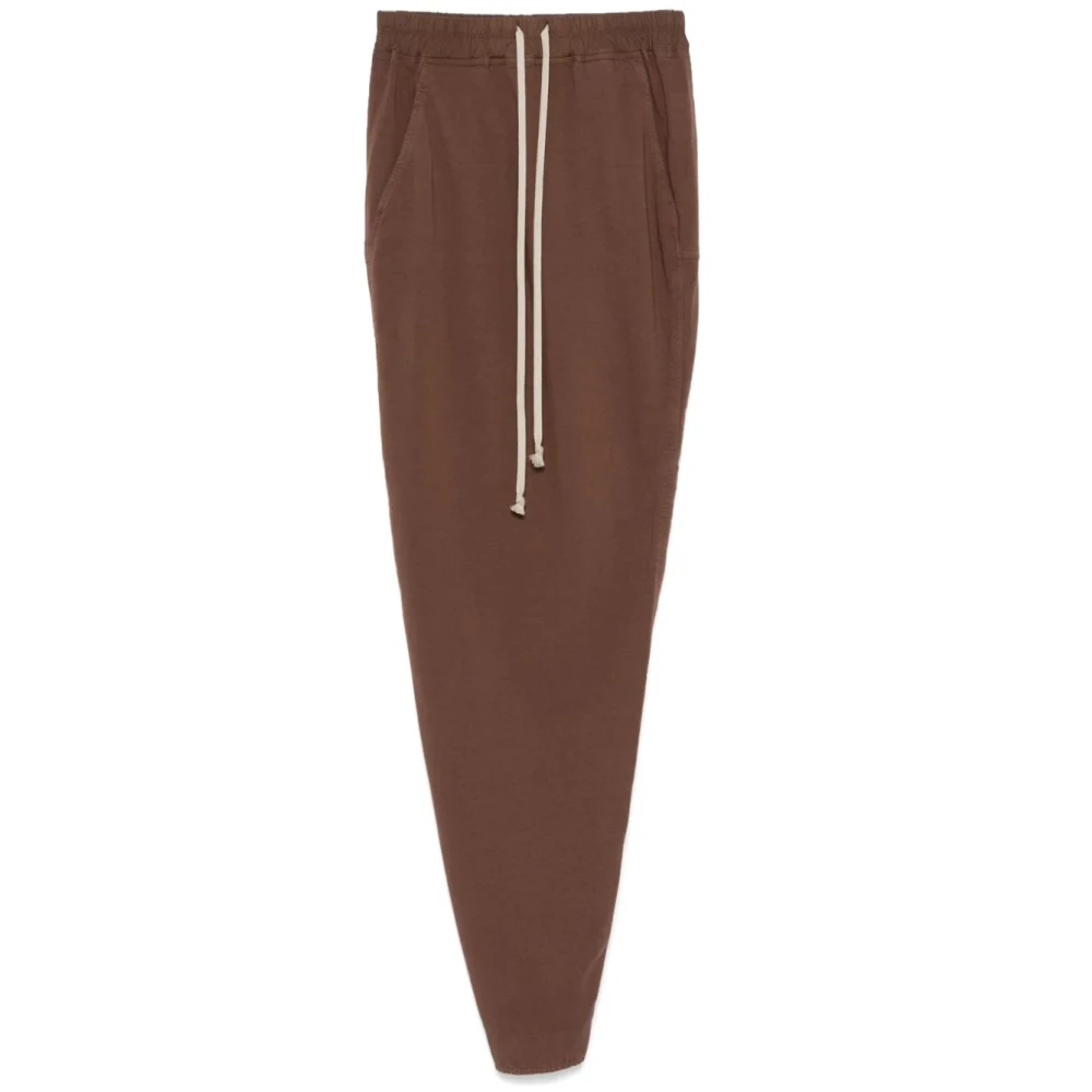 Rick Owens Bruine katoenen rok met trekkoord in de taille Brown Dames