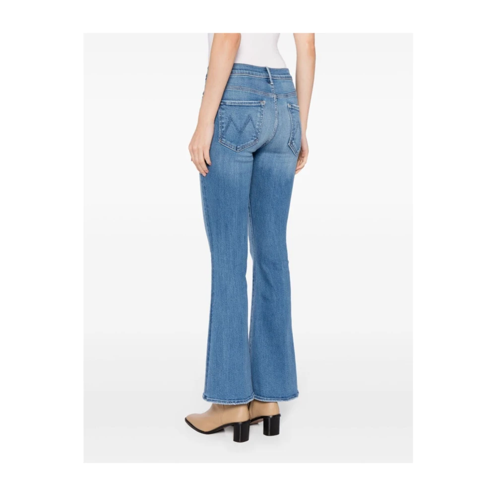 Mother LYR Layover Bootcut Jeans Blue Dames