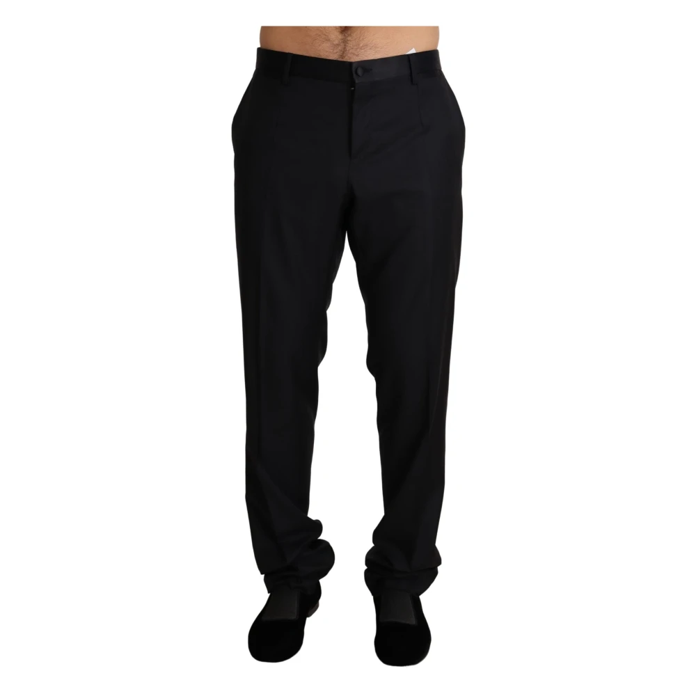 Dolce & Gabbana Men's Black Formal Tuxedo Pants