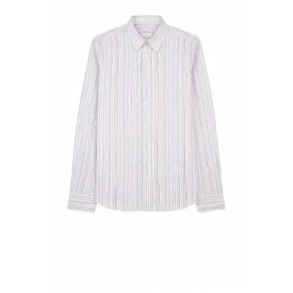 Paul Smith Gestreept Multi Pastel Overhemd White Heren