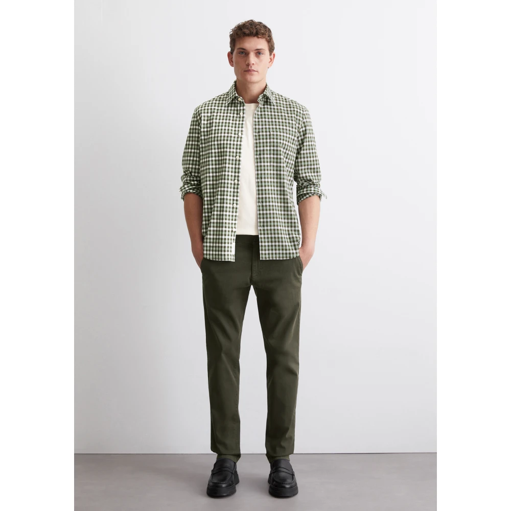 Marc O'Polo Gewoon overhemd Green Heren