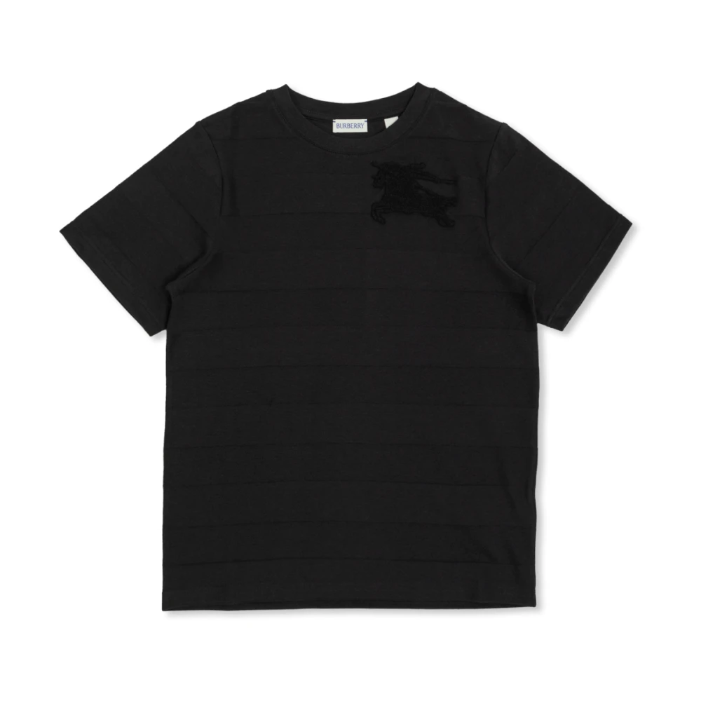 Burberry T-shirt med randigt mönster Black, Unisex