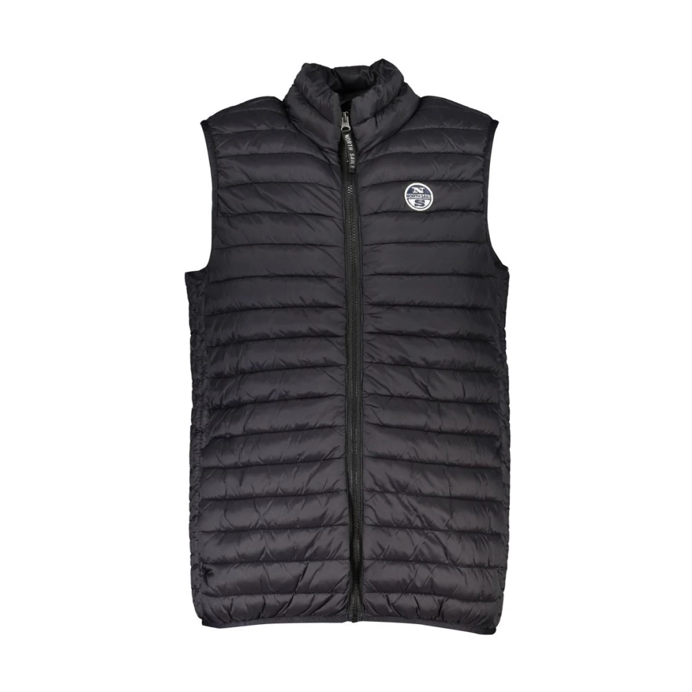 North Sails Men's Black Vests,, Polyamide Jacket Extra Large