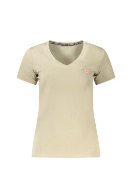 t-shirt-vert-en-coton-col-en-v