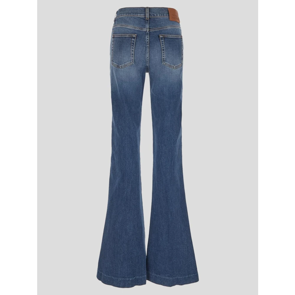 alexander mcqueen Retro Flared Jeans Blue Dames