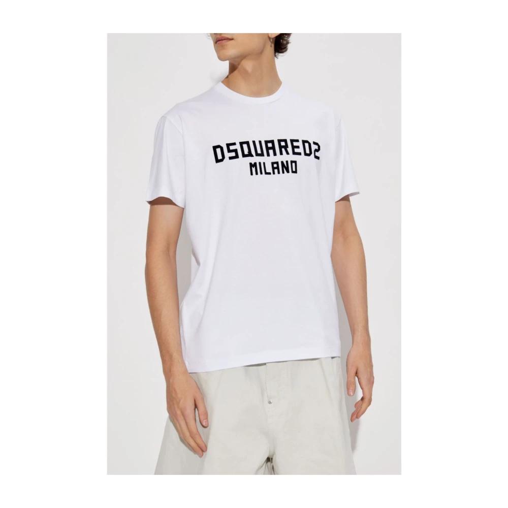 Dsquared2 Heren T-shirts & Polos in Nero White Heren
