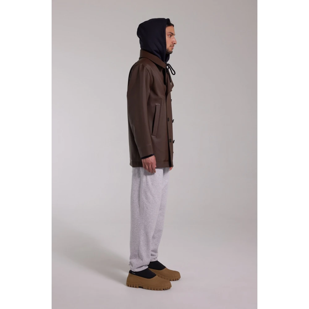 Stutterheim Klassieke Double-Breasted Regenjas Brown Heren
