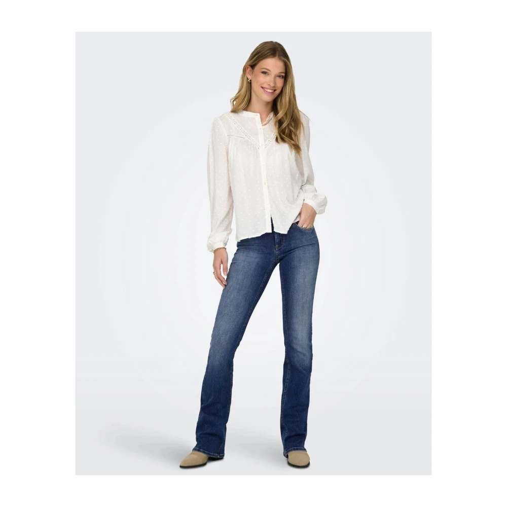 Only Boot-cut Jeans Blue Dames