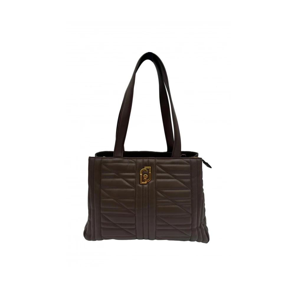 Liu Jo Eco Leren Tote Tas Achala Brown Dames