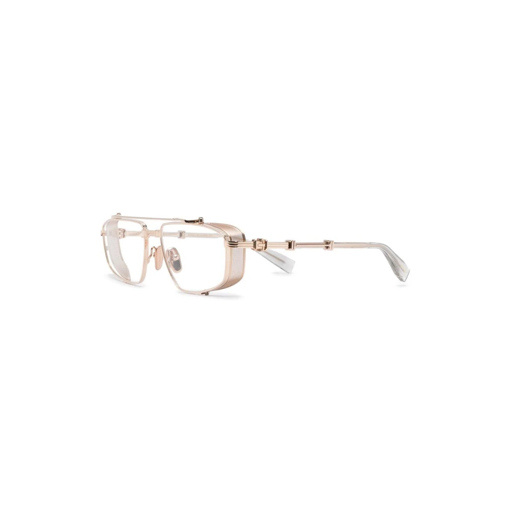 Balmain Unisex Yellow Optical Frame - Glasses - 56 Mm - Accessories