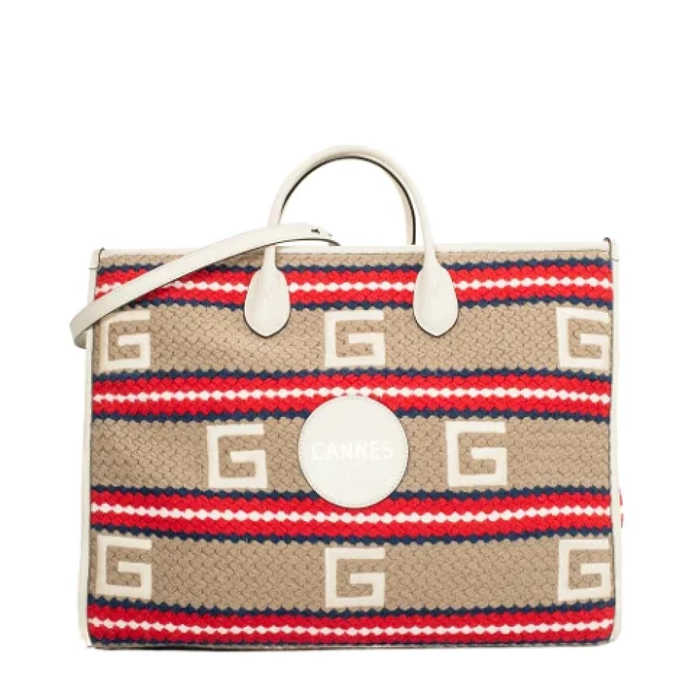 Gucci Vintage Pre-owned Cotton gucci-bags Multicolor Dames