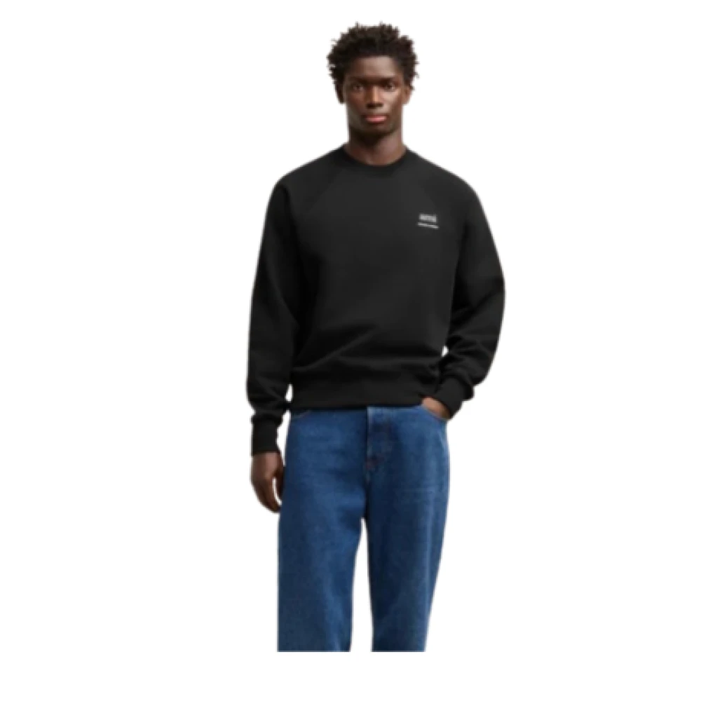 Ami Paris Hart Sweatshirt Zwart Black Heren