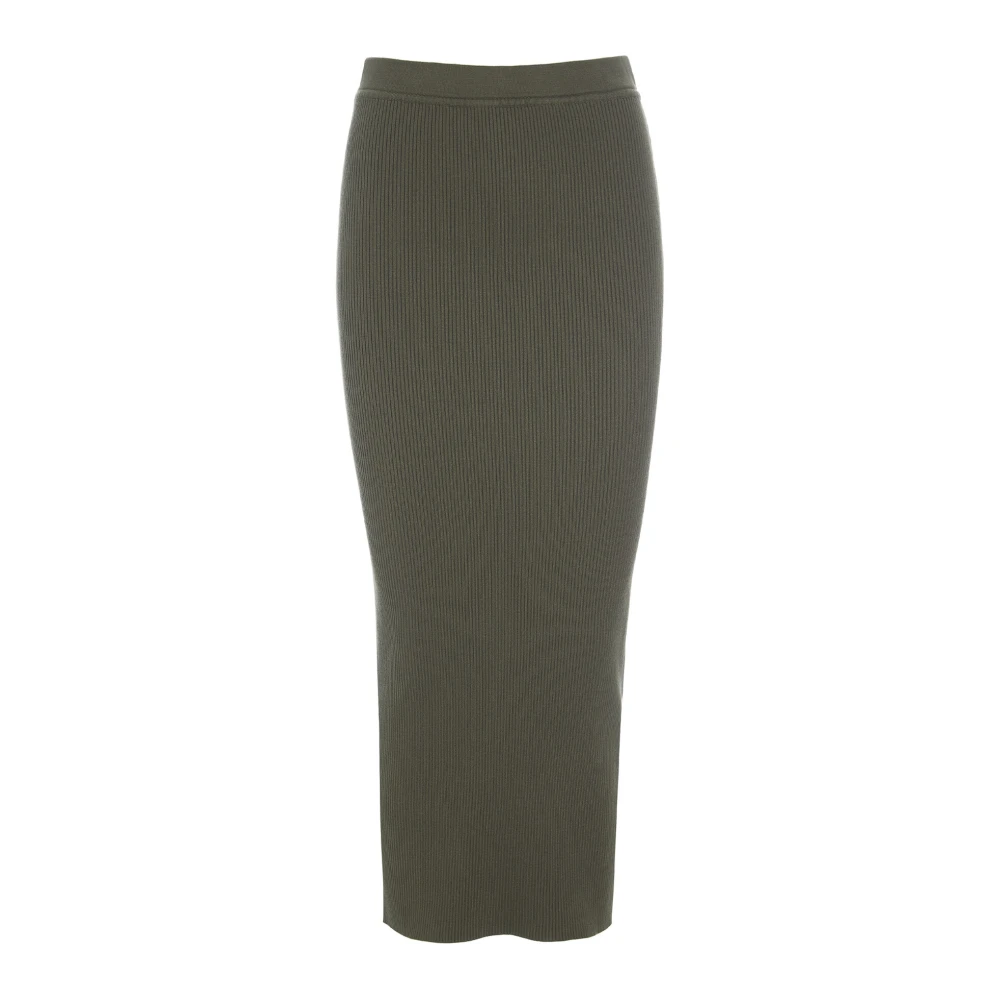 Bitte Kai Rand Geribbelde Rok Deep Forest Green Dames