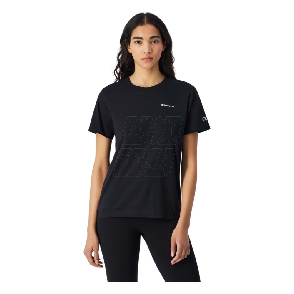 Champion T-shirt Black Dames