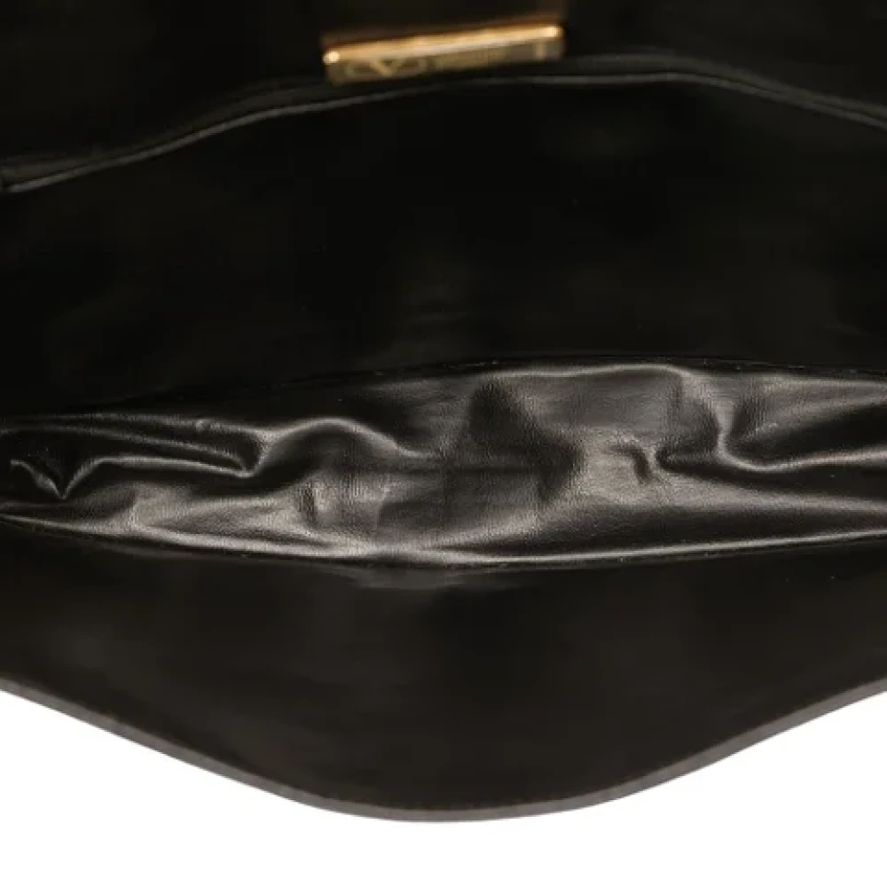 Valentino Vintage Pre-owned Leather clutches Black Dames