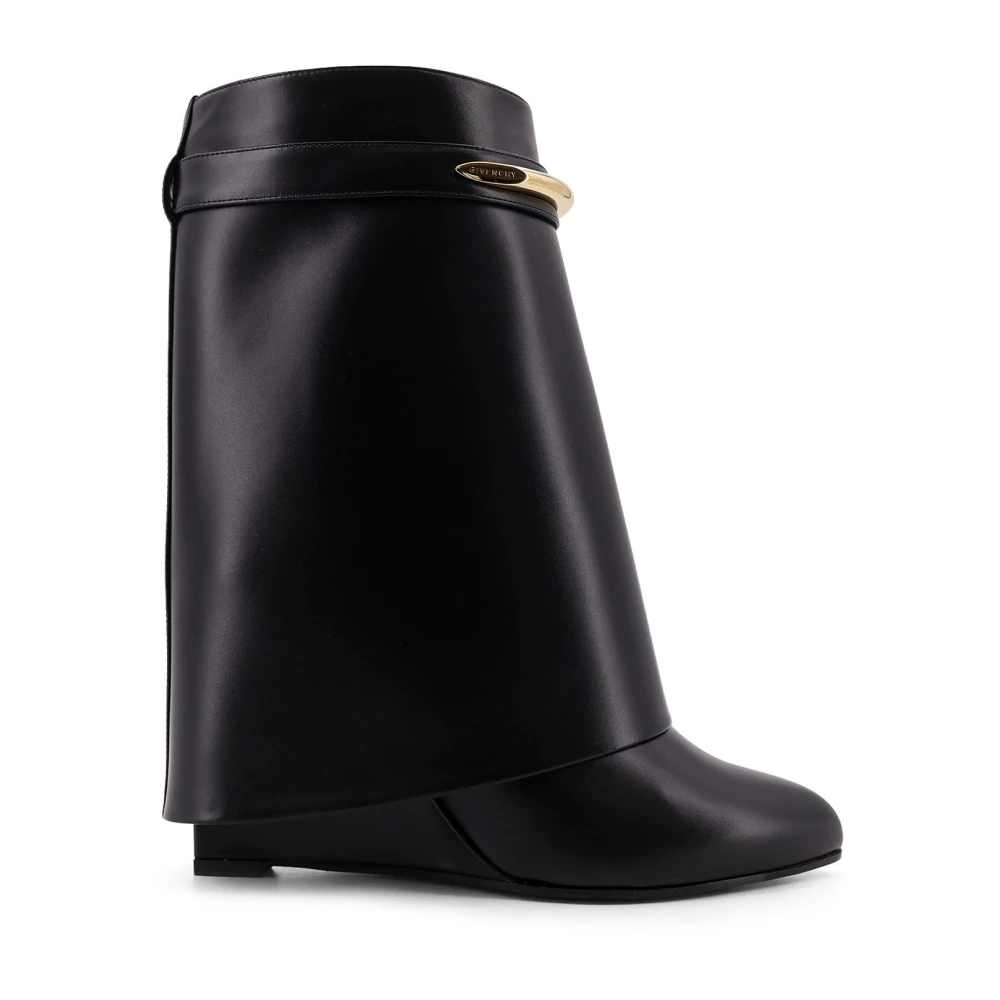 Givenchy Women's Black High Boots, 6 Uk, Shark Ankle Boots