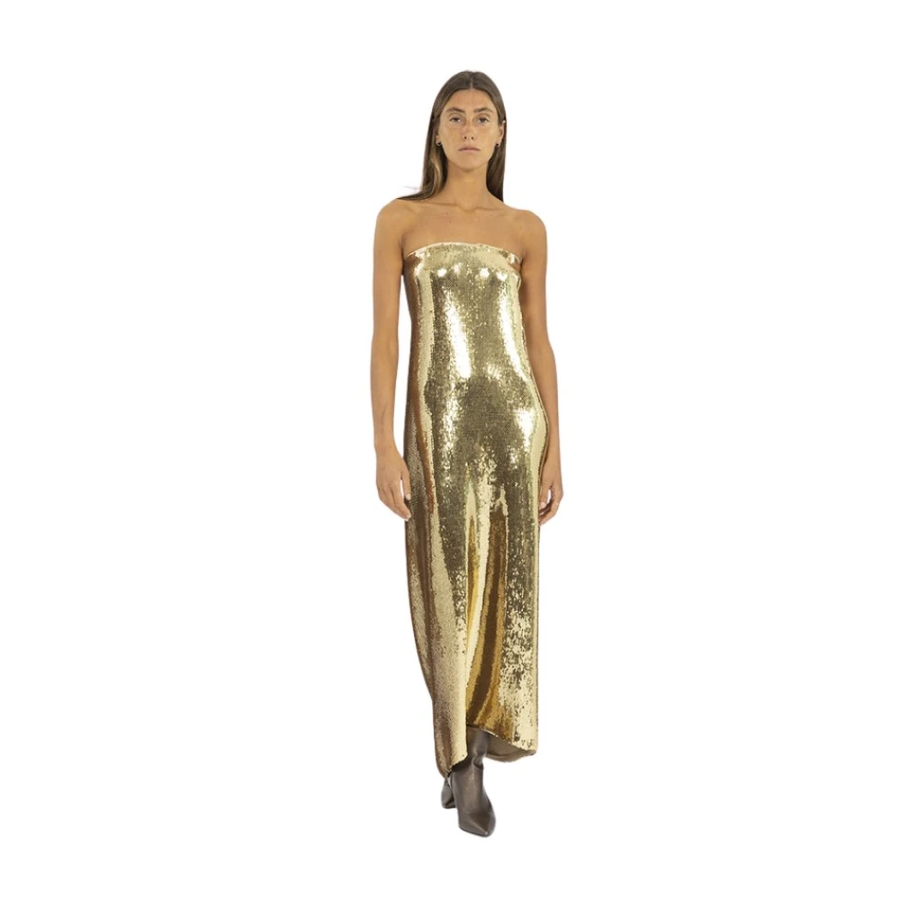 N21 Paillet Zeemeermin Rok Yellow Dames