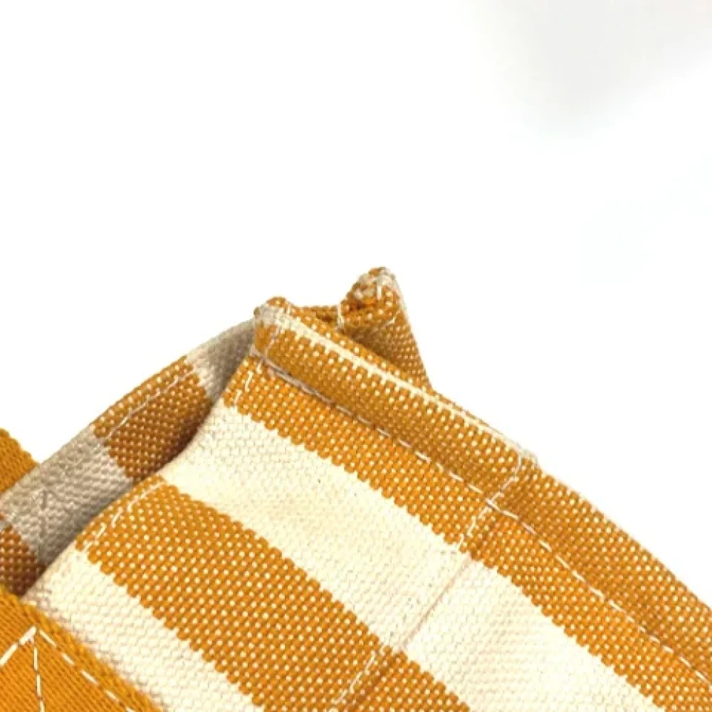 Hermès Vintage Pre-owned Canvas handbags Orange Dames