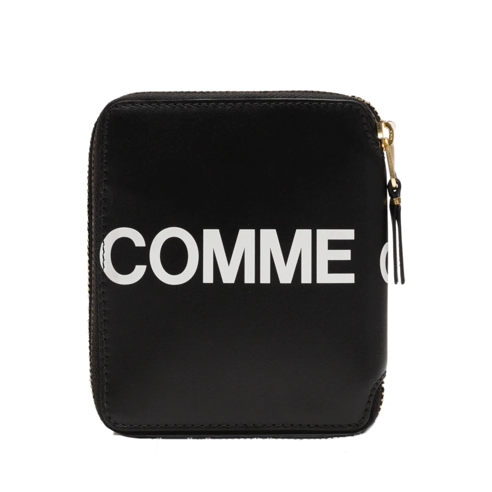 Comme Des Garçons Women's Black Wallets & Cardholders, One Size, Huge Logo Wallet