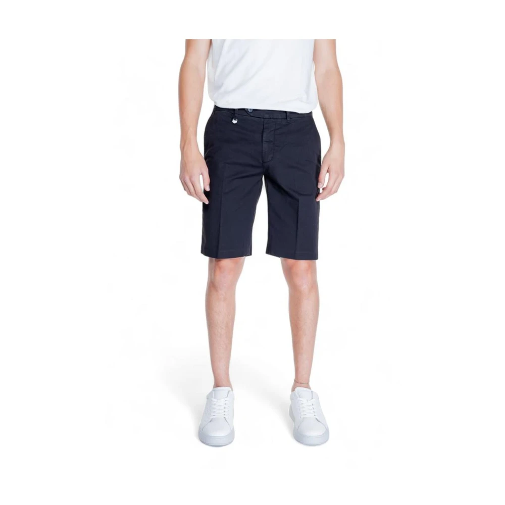 Antony Morato Men's Black Casual Shorts, M, Cotton Bermuda Shorts