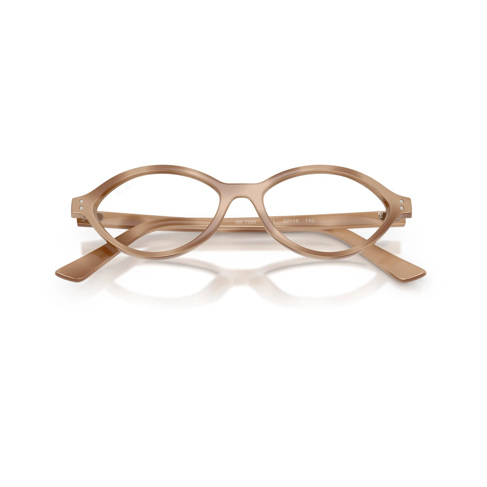 Ray - Ban Unisex Rx7265 8491 Optical Frames Injected Turtle Transparent Geometric Normal - Image 4