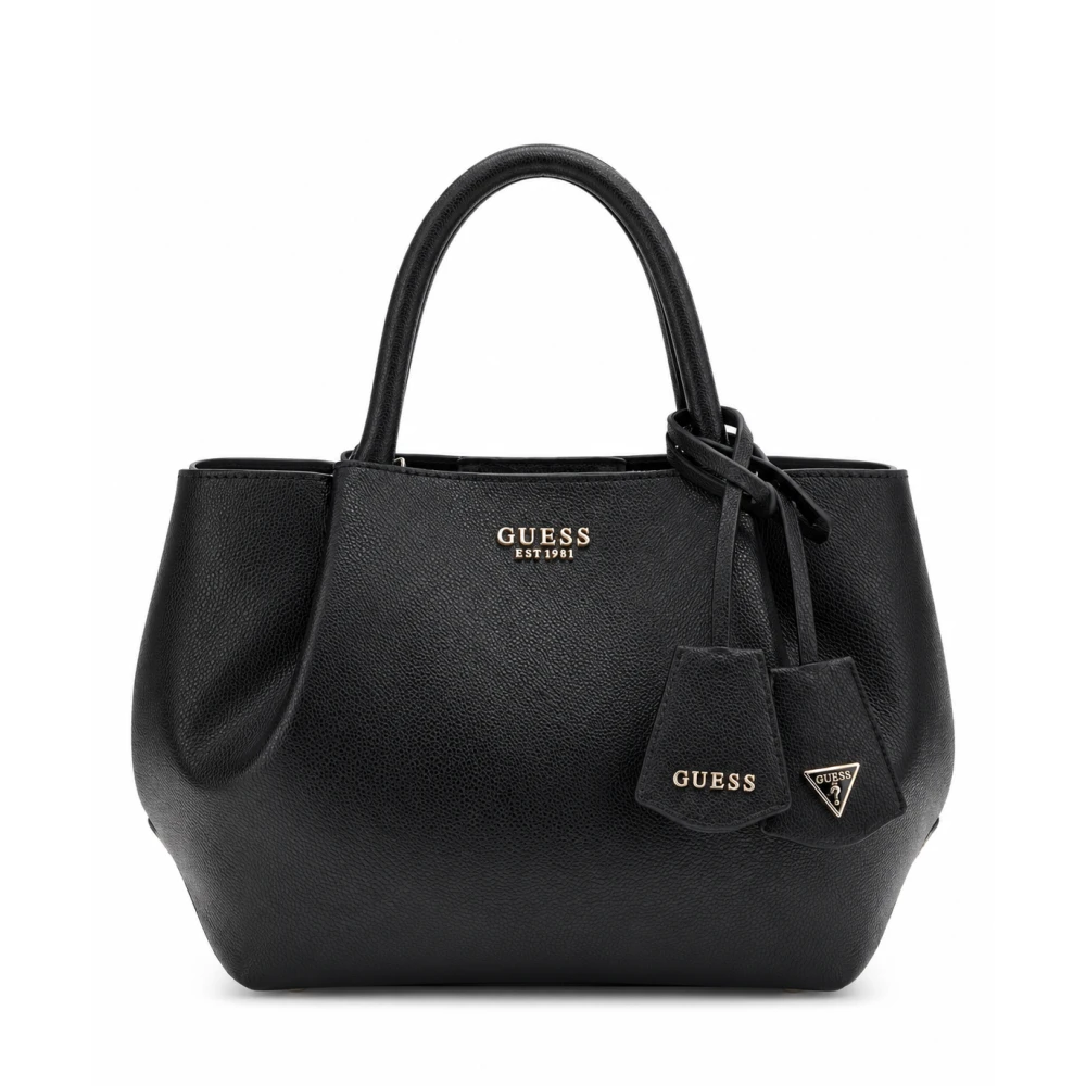 Guess Unisex Nero Borsa Amorette 2 In 1 Tote Universal - Immagine 7