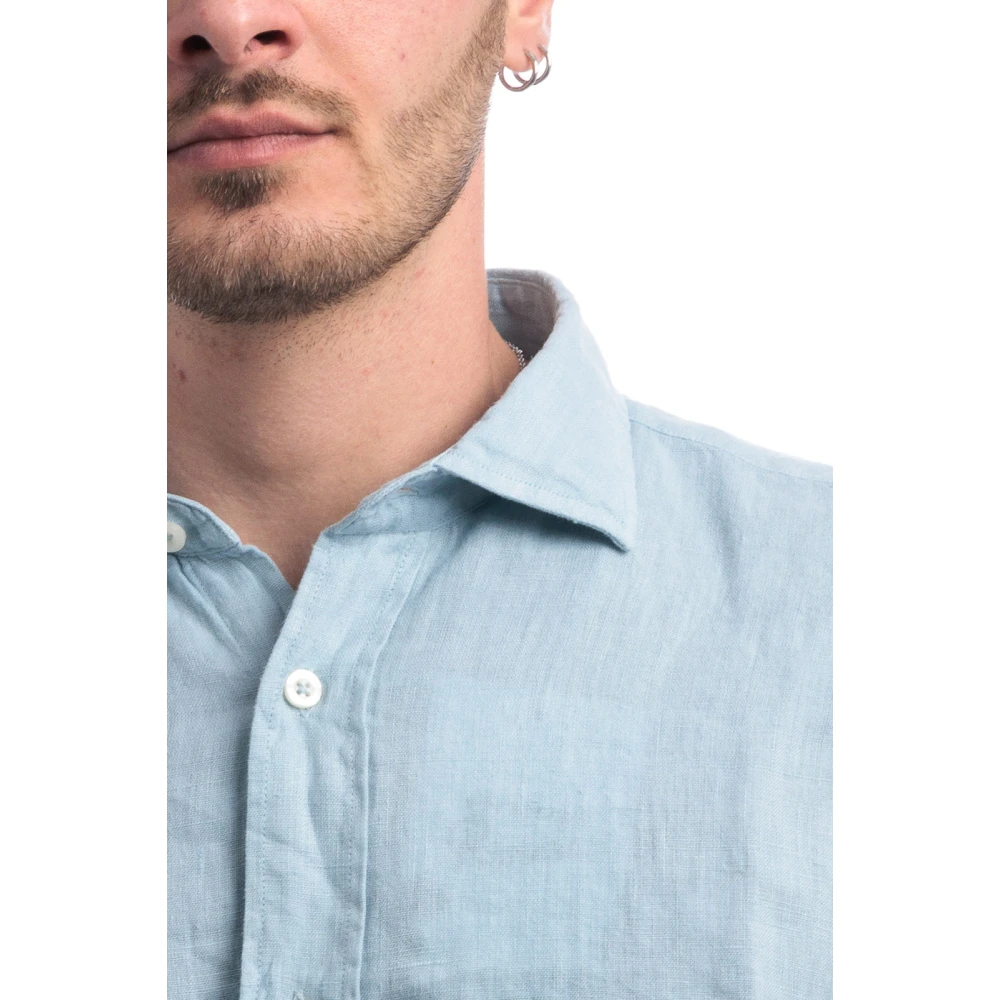 Roy Roger's Riviera Shirt Pierce Blue Heren