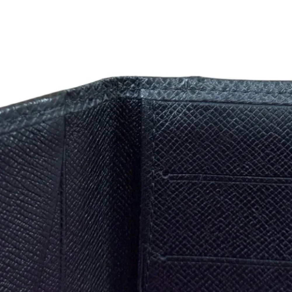Louis Vuitton Vintage Pre-owned Leather wallets Black Heren